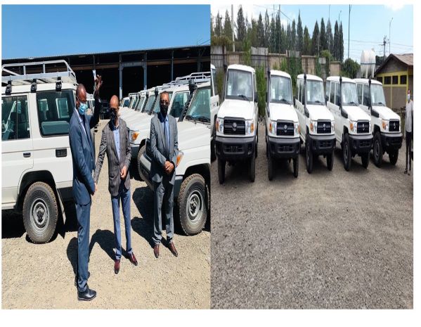 Vehicles handover to the region